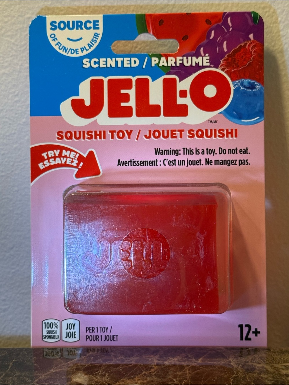 Red Jell-O Scented Squishi Toy - Kids Toy
